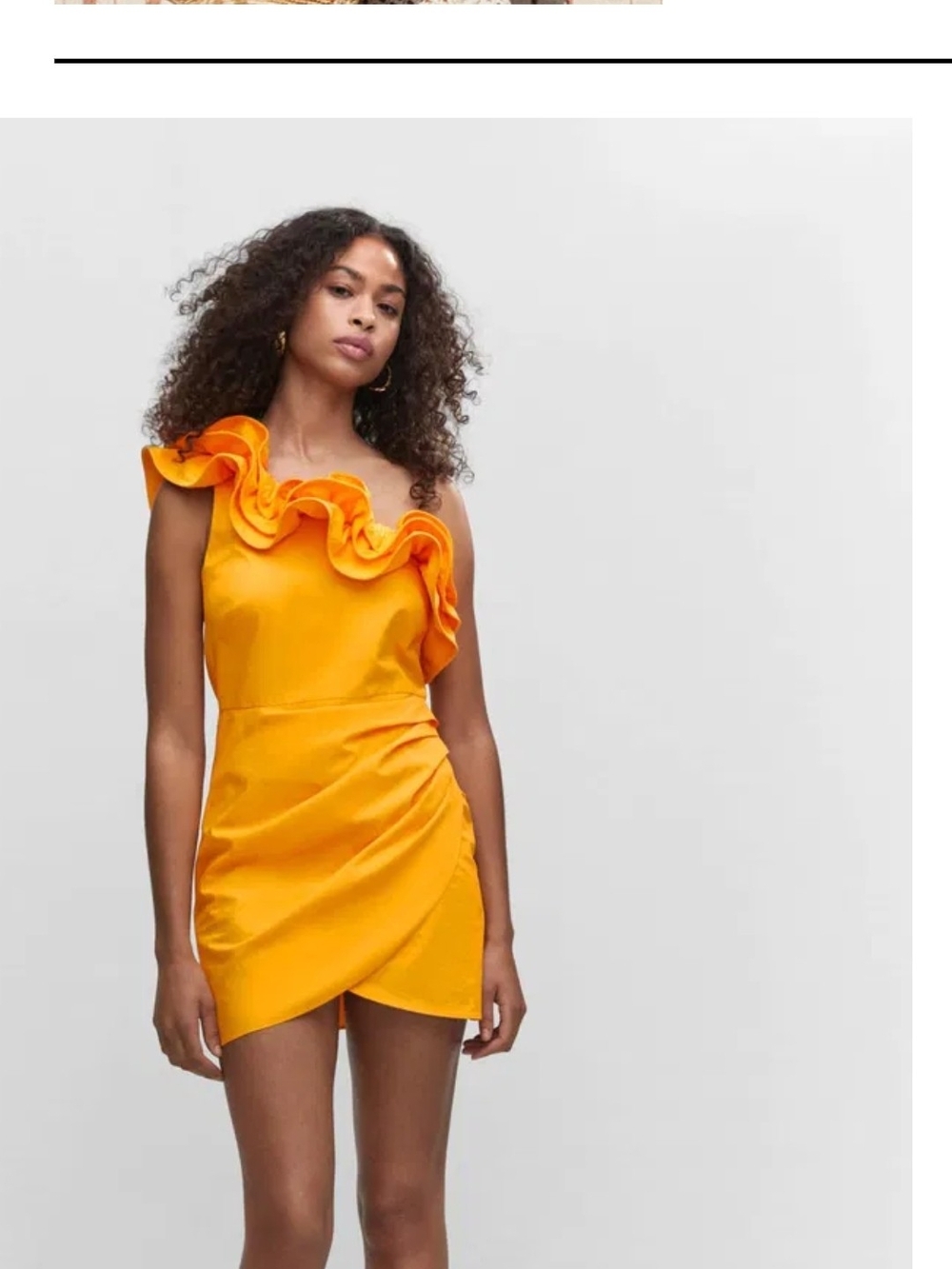 Mango Off-Shoulder Ruffle Dress - Picture 8 of 9